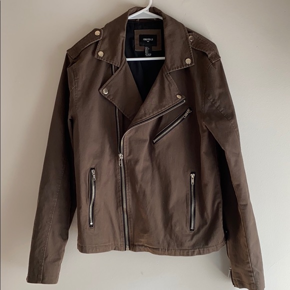 men's canvas motorcycle jacket